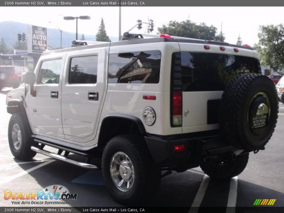 2006 Hummer H2 SUV White / Ebony Photo #4