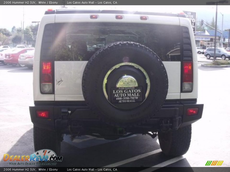 2006 Hummer H2 SUV White / Ebony Photo #5