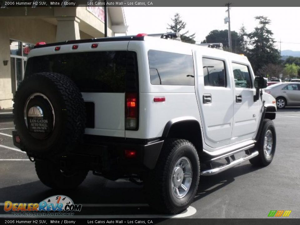 2006 Hummer H2 SUV White / Ebony Photo #6