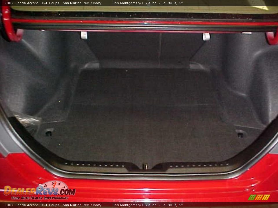 2007 Honda Accord EX-L Coupe San Marino Red / Ivory Photo #20