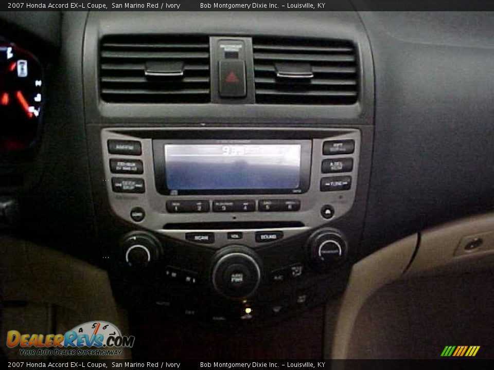 2007 Honda Accord EX-L Coupe San Marino Red / Ivory Photo #22