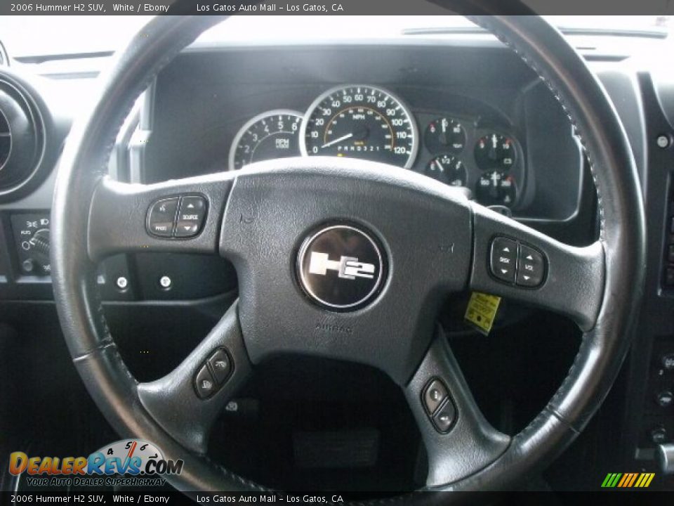 2006 Hummer H2 SUV White / Ebony Photo #29