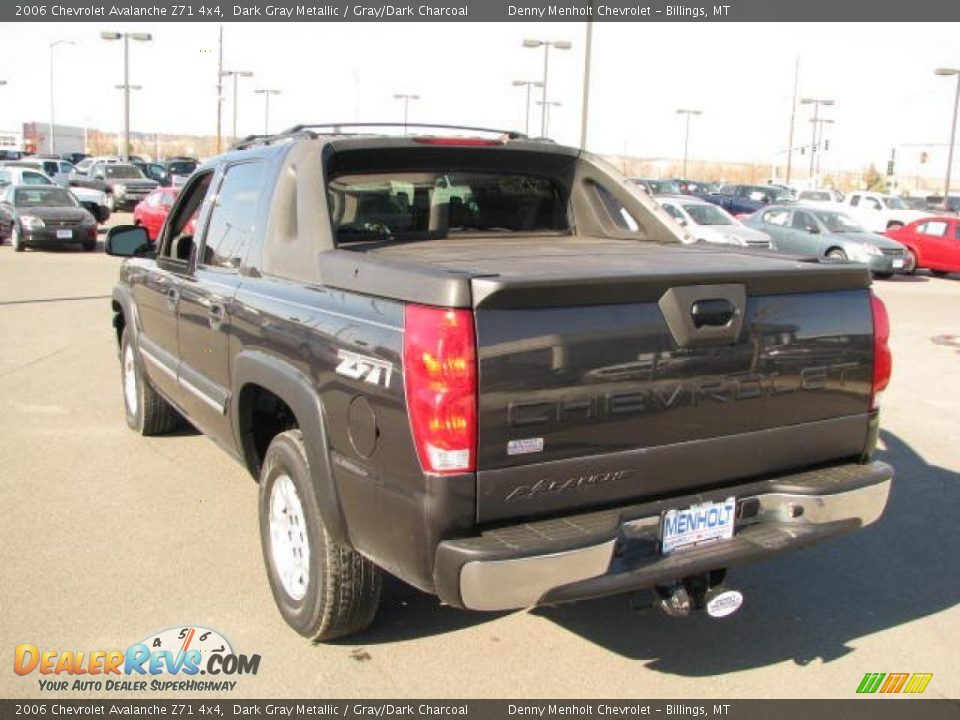 2006 Chevrolet Avalanche Z71 4x4 Dark Gray Metallic / Gray/Dark Charcoal Photo #8