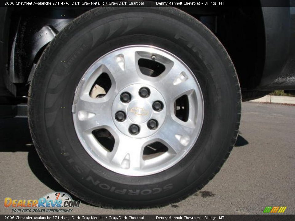 2006 Chevrolet Avalanche Z71 4x4 Dark Gray Metallic / Gray/Dark Charcoal Photo #10