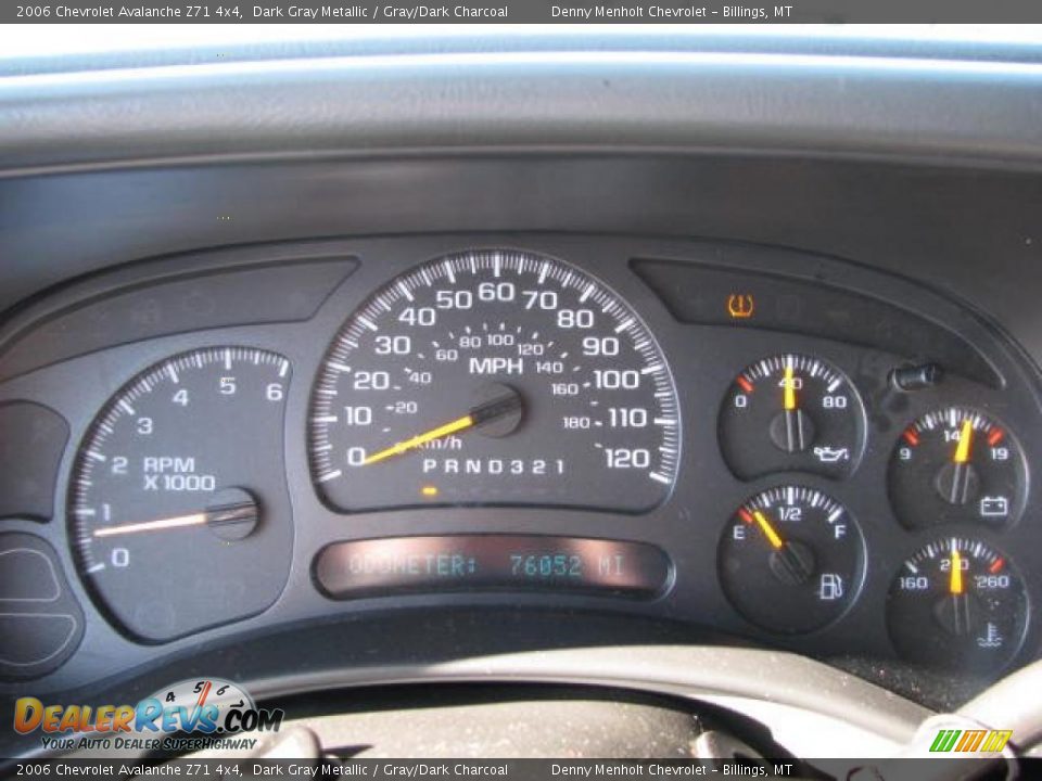 2006 Chevrolet Avalanche Z71 4x4 Dark Gray Metallic / Gray/Dark Charcoal Photo #15