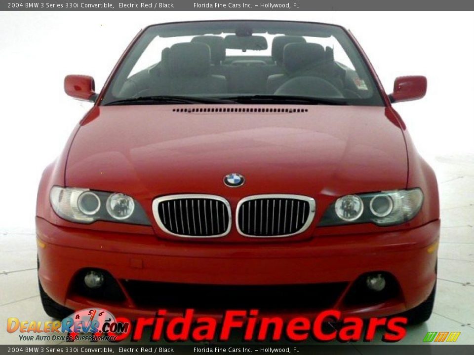 2004 BMW 3 Series 330i Convertible Electric Red / Black Photo #5