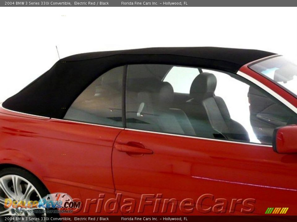 2004 BMW 3 Series 330i Convertible Electric Red / Black Photo #7