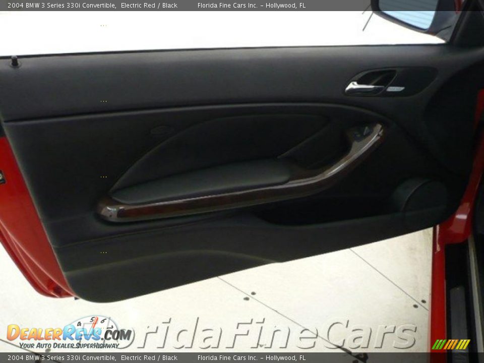 2004 BMW 3 Series 330i Convertible Electric Red / Black Photo #12