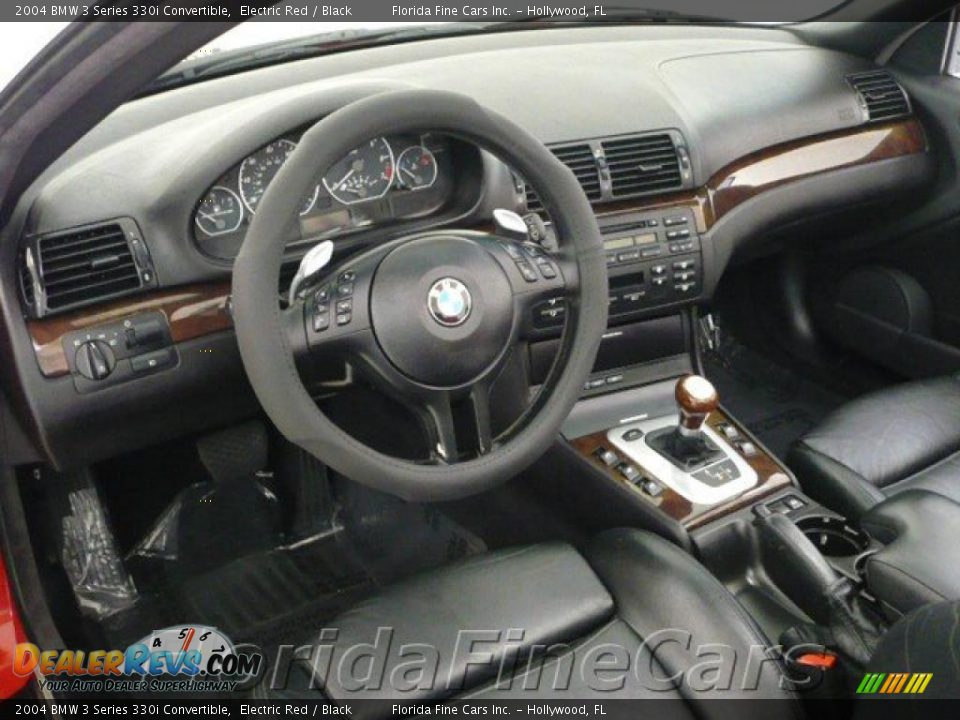 2004 BMW 3 Series 330i Convertible Electric Red / Black Photo #13