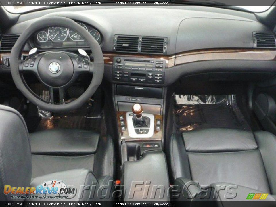 2004 BMW 3 Series 330i Convertible Electric Red / Black Photo #16