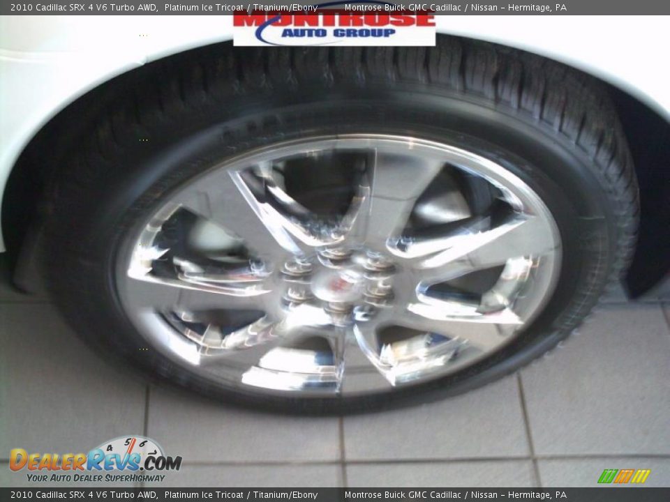 2010 Cadillac SRX 4 V6 Turbo AWD Platinum Ice Tricoat / Titanium/Ebony Photo #17