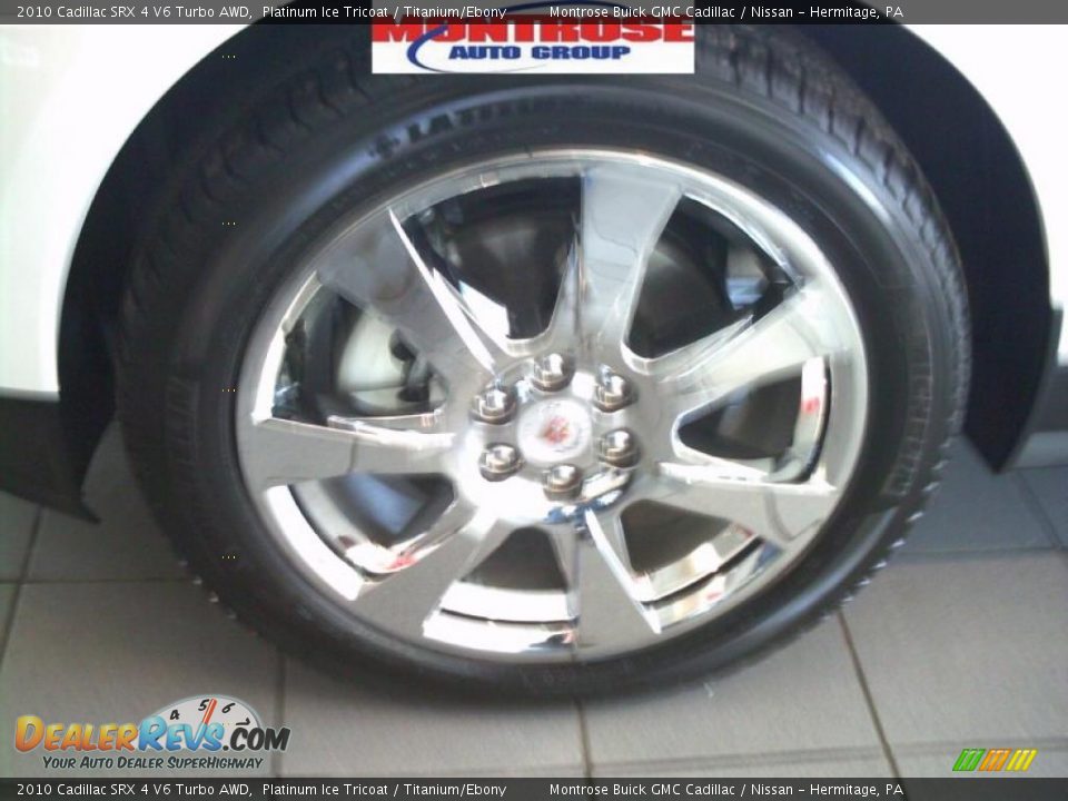 2010 Cadillac SRX 4 V6 Turbo AWD Platinum Ice Tricoat / Titanium/Ebony Photo #18