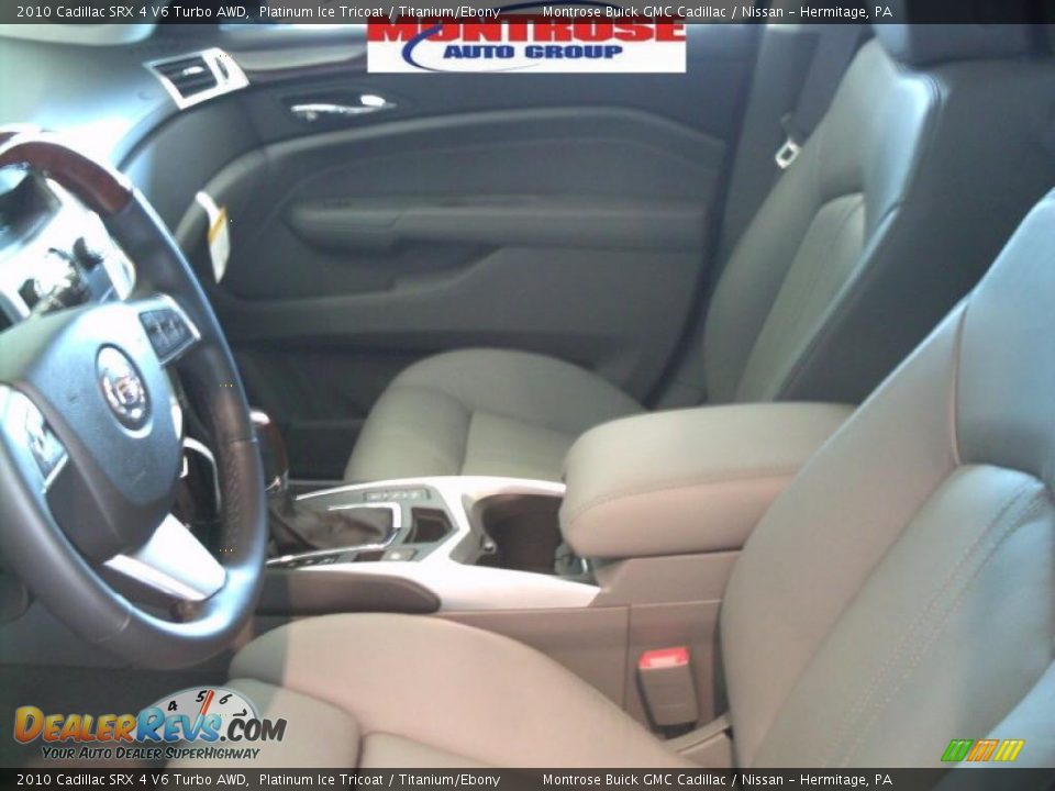2010 Cadillac SRX 4 V6 Turbo AWD Platinum Ice Tricoat / Titanium/Ebony Photo #21