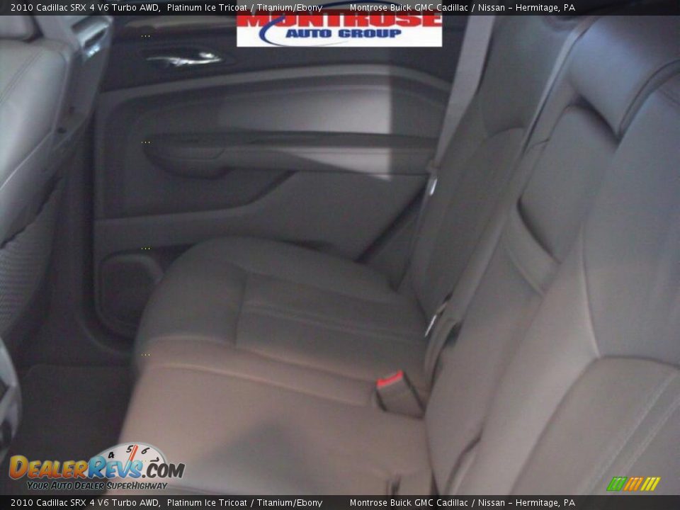 2010 Cadillac SRX 4 V6 Turbo AWD Platinum Ice Tricoat / Titanium/Ebony Photo #25