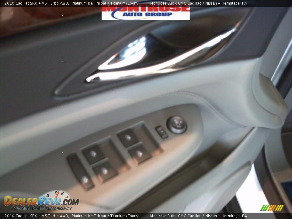 2010 Cadillac SRX 4 V6 Turbo AWD Platinum Ice Tricoat / Titanium/Ebony Photo #26