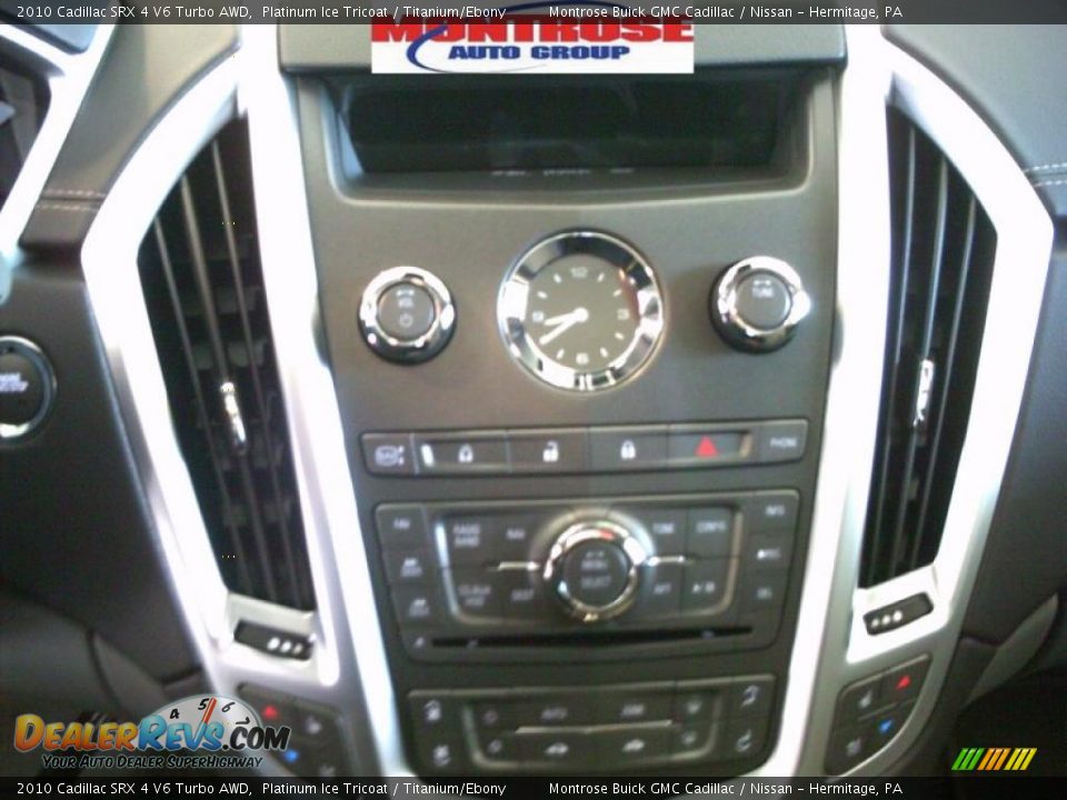 2010 Cadillac SRX 4 V6 Turbo AWD Platinum Ice Tricoat / Titanium/Ebony Photo #27