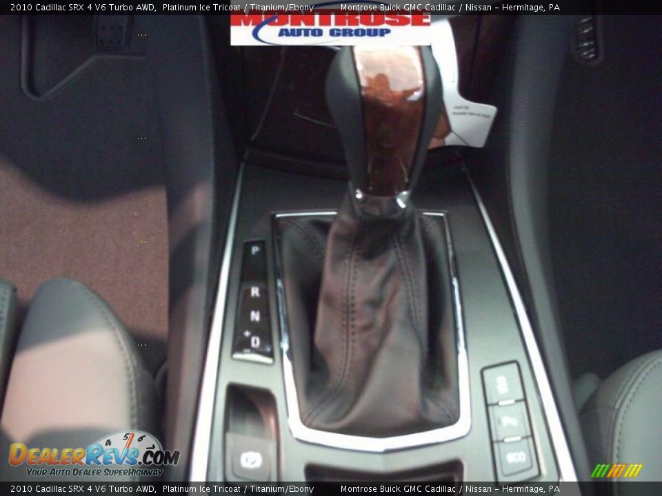 2010 Cadillac SRX 4 V6 Turbo AWD Platinum Ice Tricoat / Titanium/Ebony Photo #28