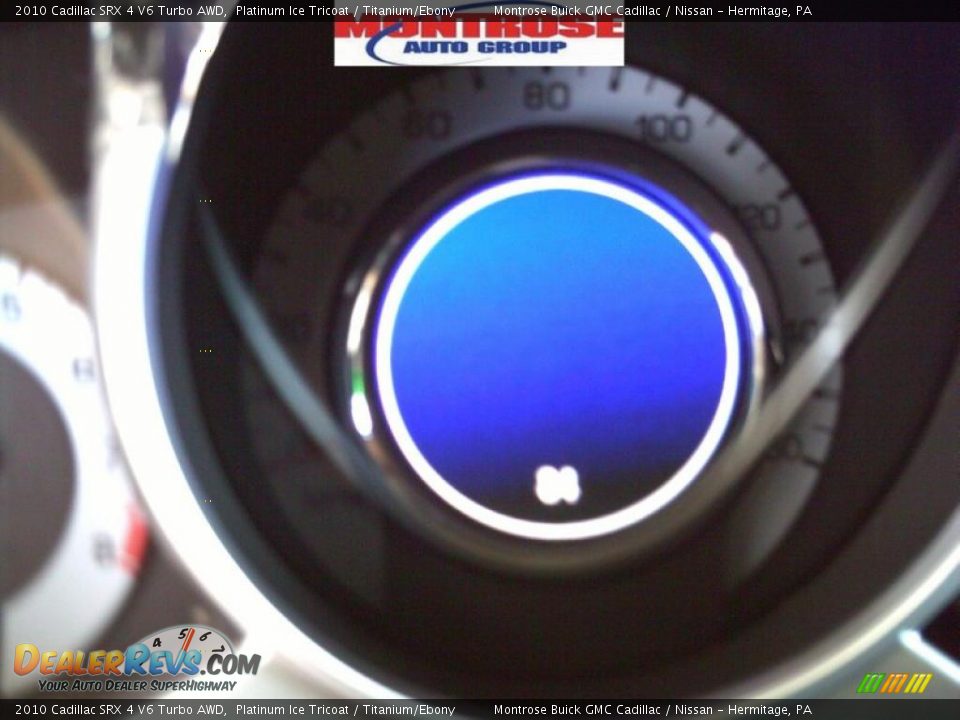 2010 Cadillac SRX 4 V6 Turbo AWD Platinum Ice Tricoat / Titanium/Ebony Photo #30