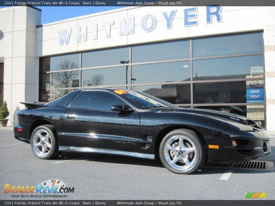2001 Pontiac Firebird Trans Am WS-6 Coupe Black / Ebony Photo #1