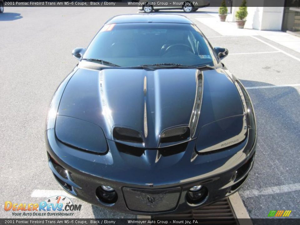 2001 Pontiac Firebird Trans Am WS-6 Coupe Black / Ebony Photo #3