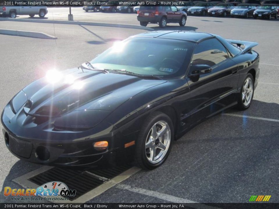 2001 Pontiac Firebird Trans Am WS-6 Coupe Black / Ebony Photo #4