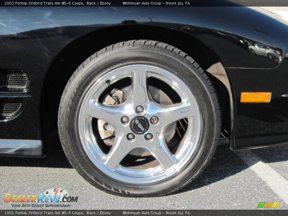 2001 Pontiac Firebird Trans Am WS-6 Coupe Black / Ebony Photo #5