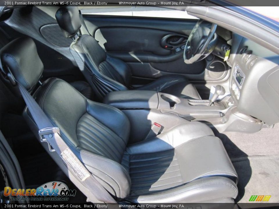 2001 Pontiac Firebird Trans Am WS-6 Coupe Black / Ebony Photo #8