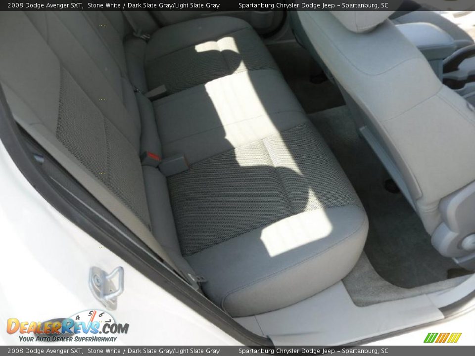 2008 Dodge Avenger SXT Stone White / Dark Slate Gray/Light Slate Gray Photo #14