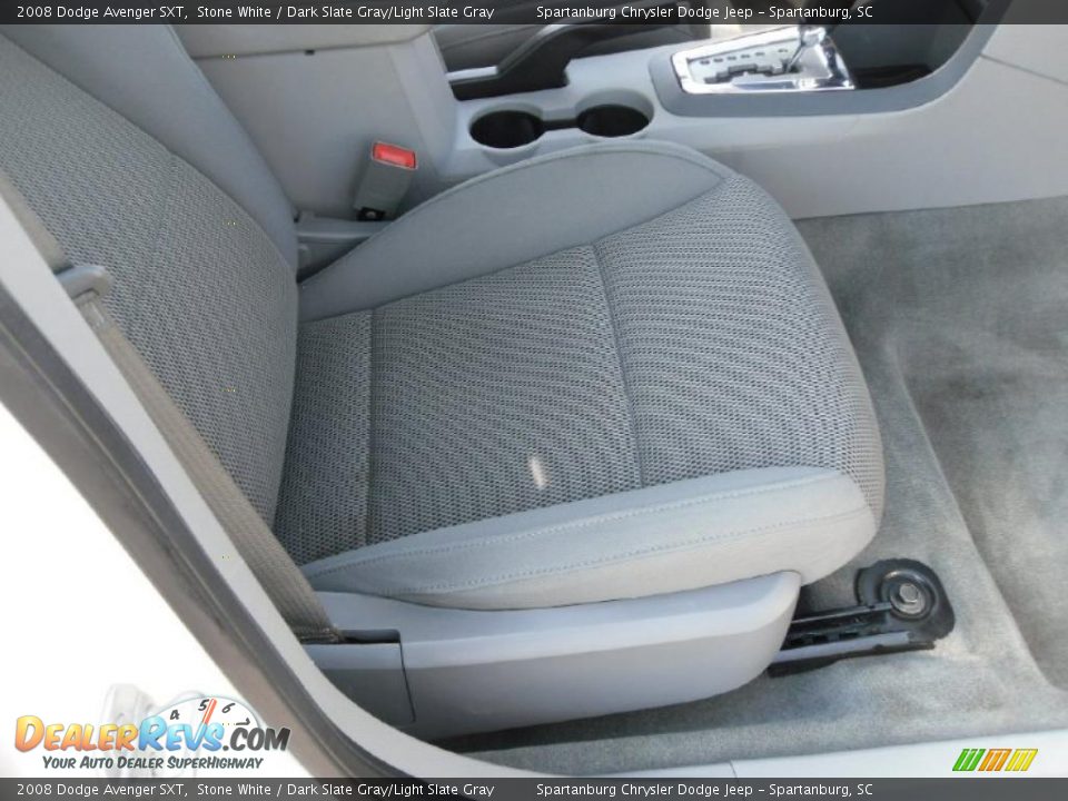 2008 Dodge Avenger SXT Stone White / Dark Slate Gray/Light Slate Gray Photo #15