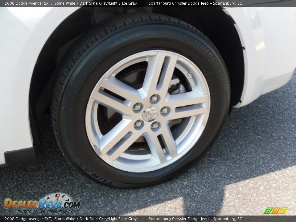 2008 Dodge Avenger SXT Stone White / Dark Slate Gray/Light Slate Gray Photo #18