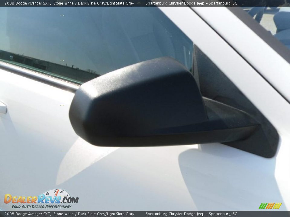 2008 Dodge Avenger SXT Stone White / Dark Slate Gray/Light Slate Gray Photo #19