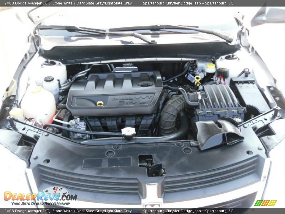 2008 Dodge Avenger SXT Stone White / Dark Slate Gray/Light Slate Gray Photo #20