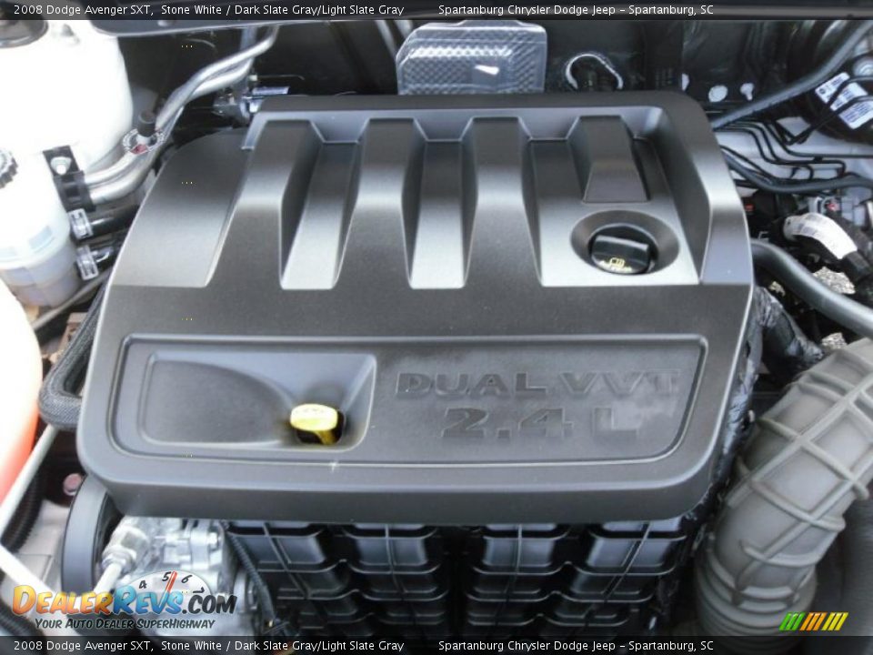 2008 Dodge Avenger SXT Stone White / Dark Slate Gray/Light Slate Gray Photo #21
