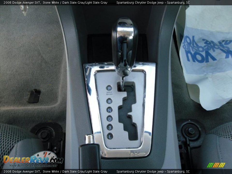 2008 Dodge Avenger SXT Stone White / Dark Slate Gray/Light Slate Gray Photo #22