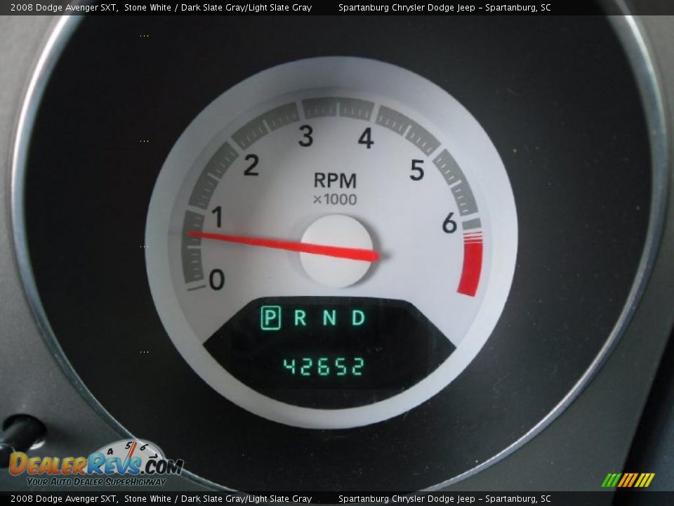 2008 Dodge Avenger SXT Stone White / Dark Slate Gray/Light Slate Gray Photo #24