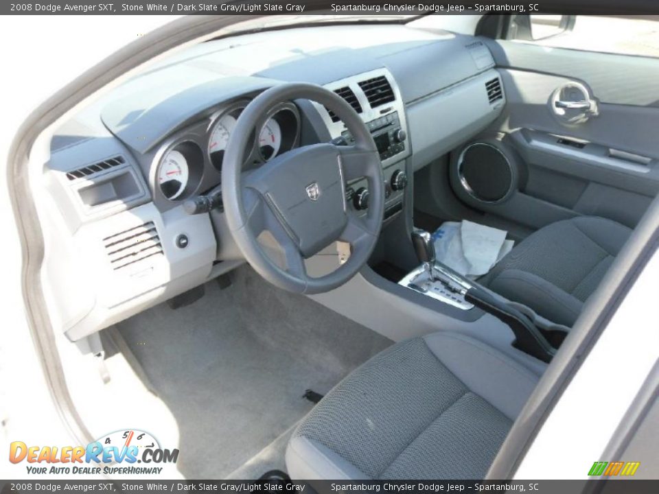 2008 Dodge Avenger SXT Stone White / Dark Slate Gray/Light Slate Gray Photo #25