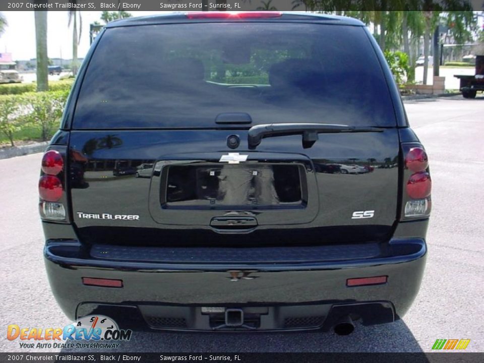 2007 Chevrolet TrailBlazer SS Black / Ebony Photo #4
