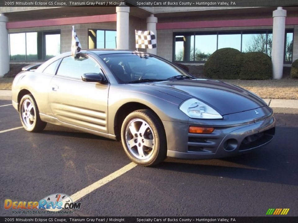 2005 Mitsubishi Eclipse GS Coupe Titanium Gray Pearl / Midnight Photo #1