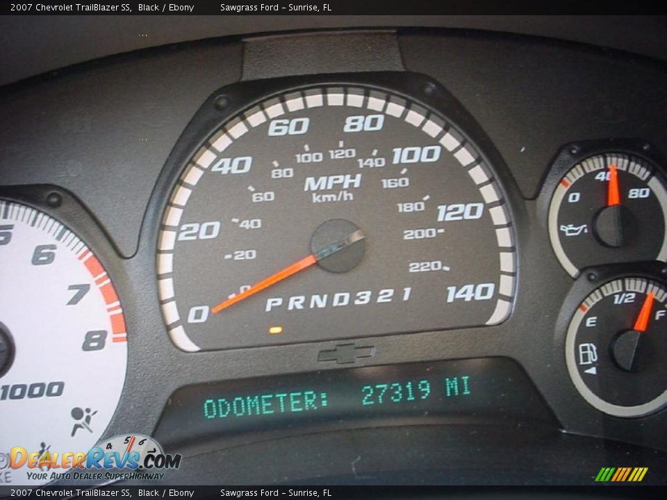 2007 Chevrolet TrailBlazer SS Black / Ebony Photo #20