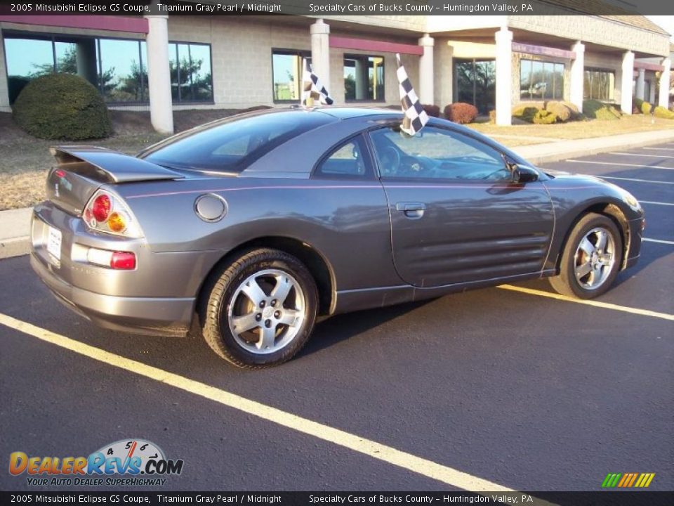 2005 Mitsubishi Eclipse GS Coupe Titanium Gray Pearl / Midnight Photo #7
