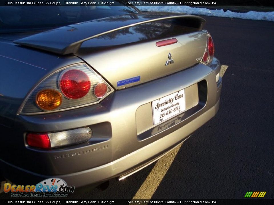 2005 Mitsubishi Eclipse GS Coupe Titanium Gray Pearl / Midnight Photo #8