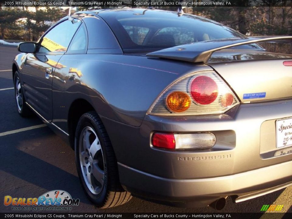 2005 Mitsubishi Eclipse GS Coupe Titanium Gray Pearl / Midnight Photo #9