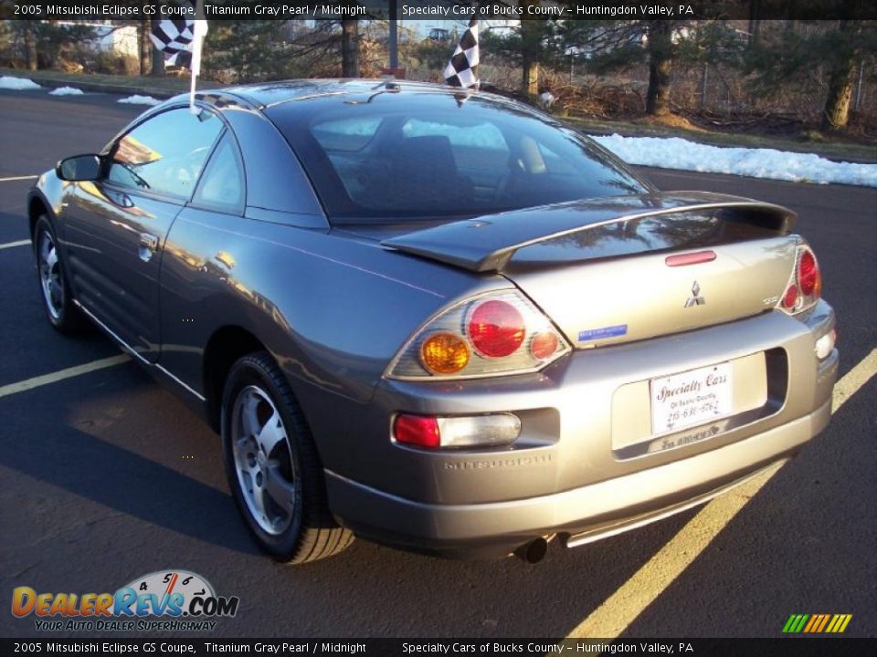 2005 Mitsubishi Eclipse GS Coupe Titanium Gray Pearl / Midnight Photo #10