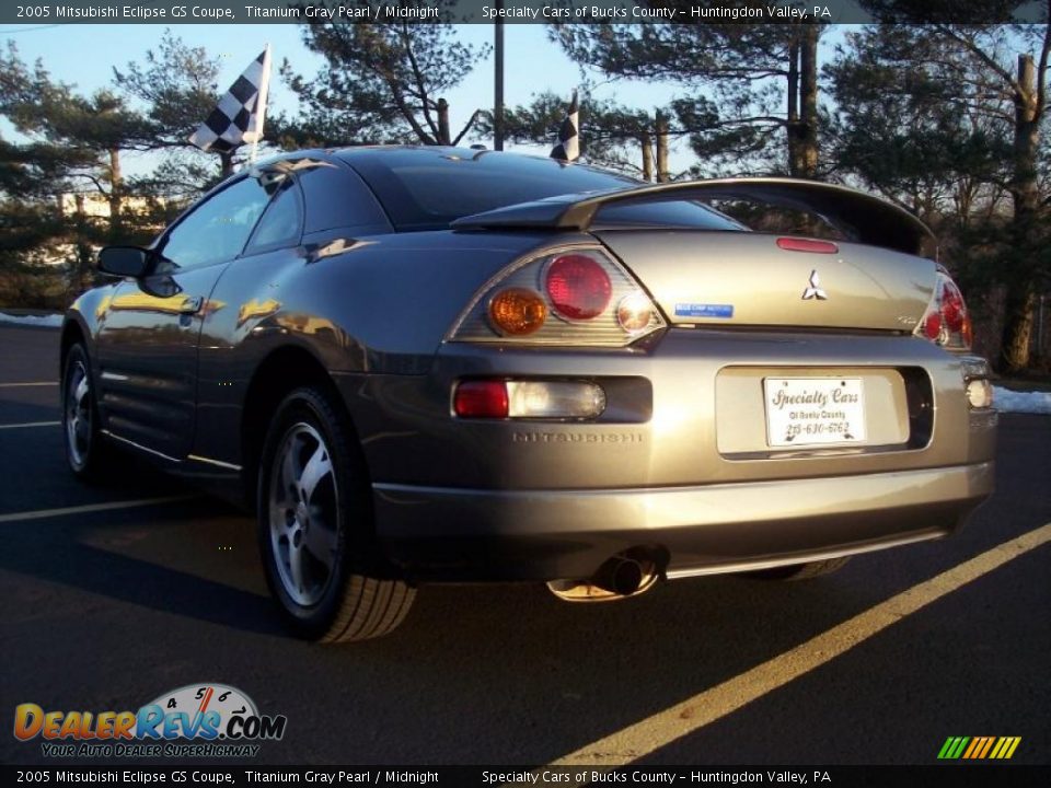 2005 Mitsubishi Eclipse GS Coupe Titanium Gray Pearl / Midnight Photo #11