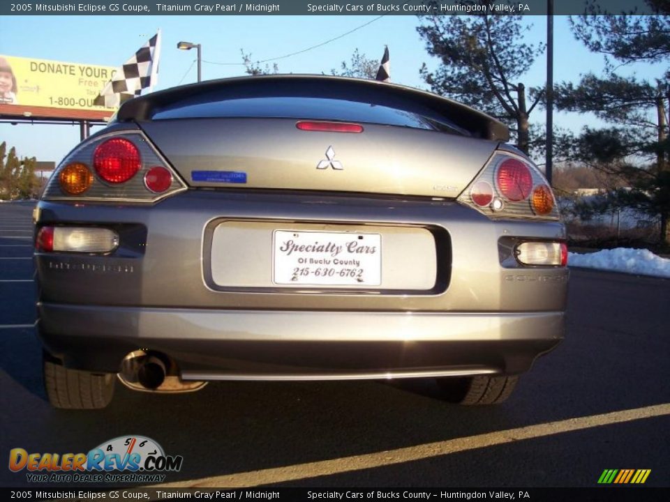 2005 Mitsubishi Eclipse GS Coupe Titanium Gray Pearl / Midnight Photo #12
