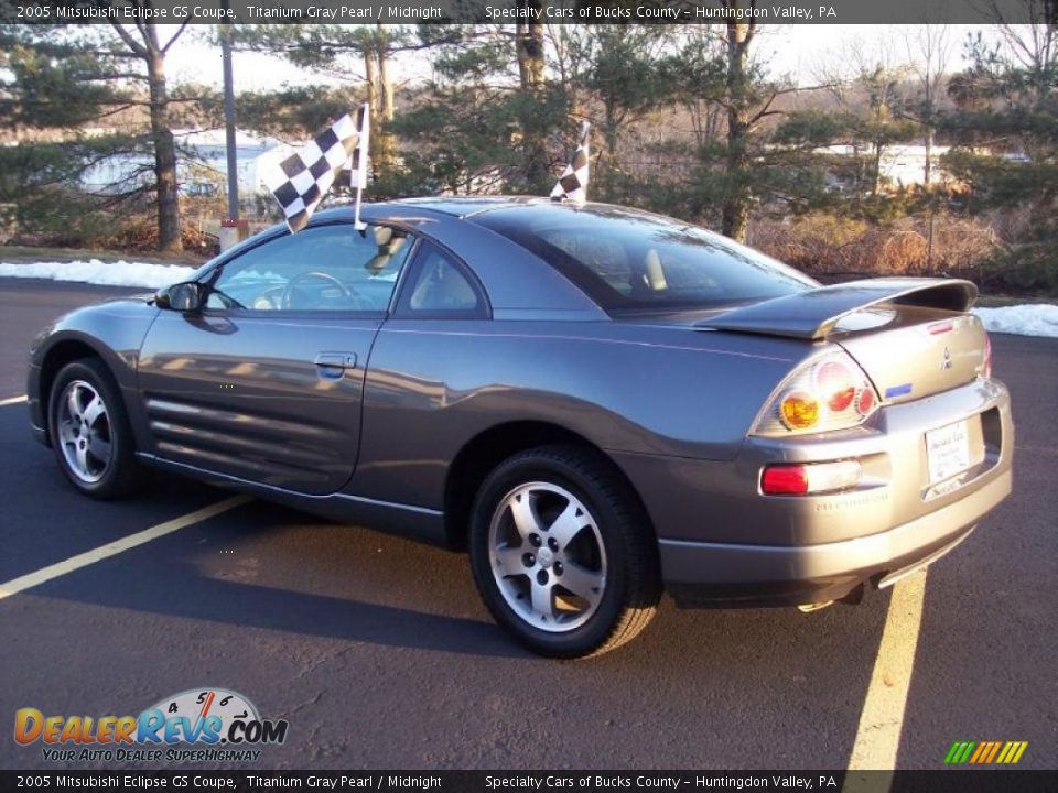 2005 Mitsubishi Eclipse GS Coupe Titanium Gray Pearl / Midnight Photo #13