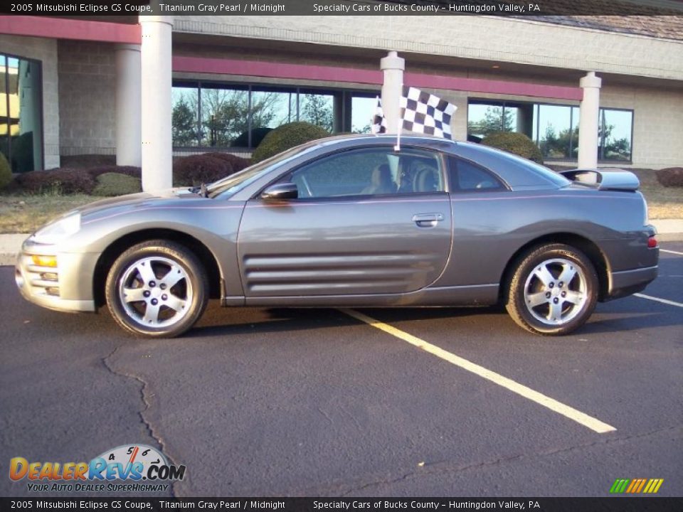 2005 Mitsubishi Eclipse GS Coupe Titanium Gray Pearl / Midnight Photo #19