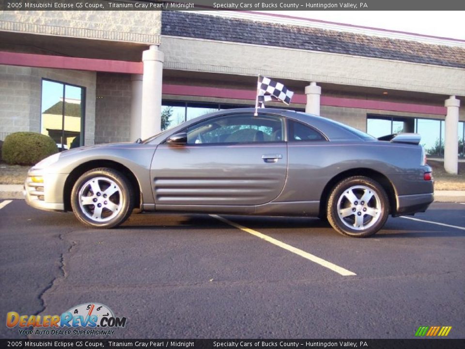 2005 Mitsubishi Eclipse GS Coupe Titanium Gray Pearl / Midnight Photo #20
