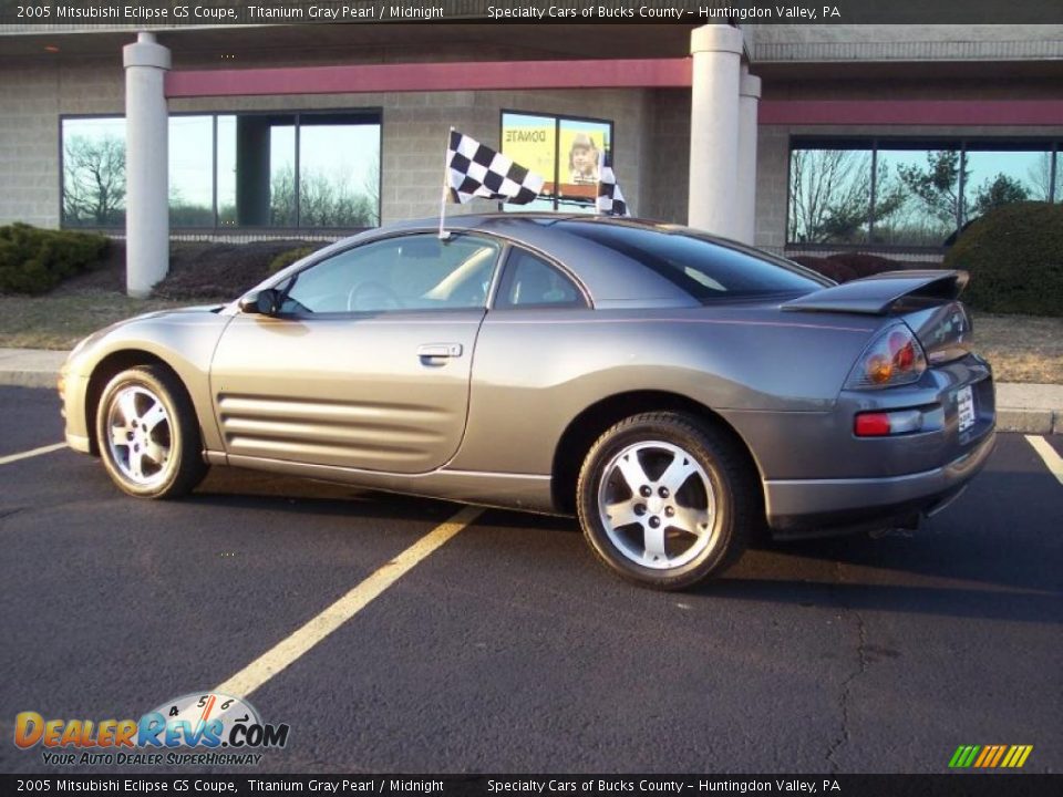 2005 Mitsubishi Eclipse GS Coupe Titanium Gray Pearl / Midnight Photo #21