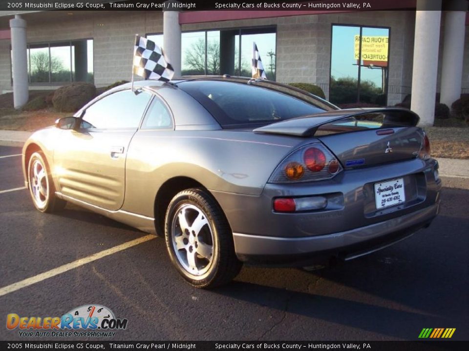 2005 Mitsubishi Eclipse GS Coupe Titanium Gray Pearl / Midnight Photo #22